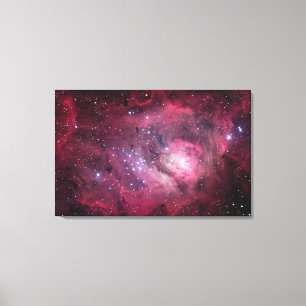 M8, The Lagoon Nebula in Sagittarius Canvas Print