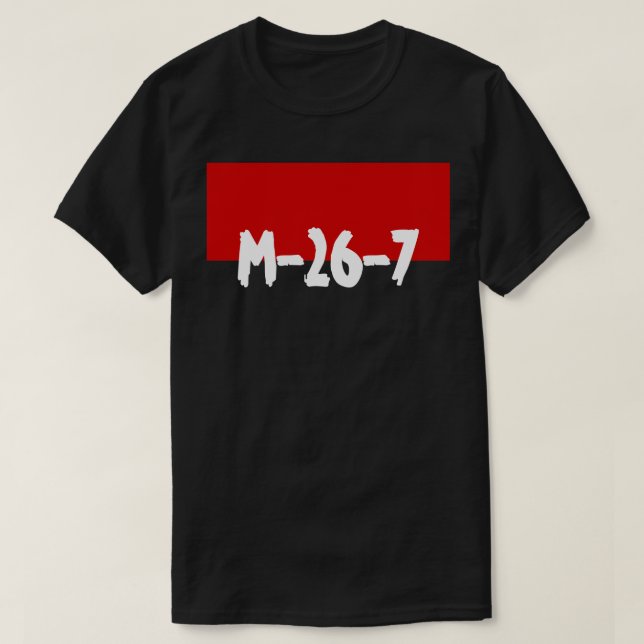 M-26-7  T-Shirt (Design Front)