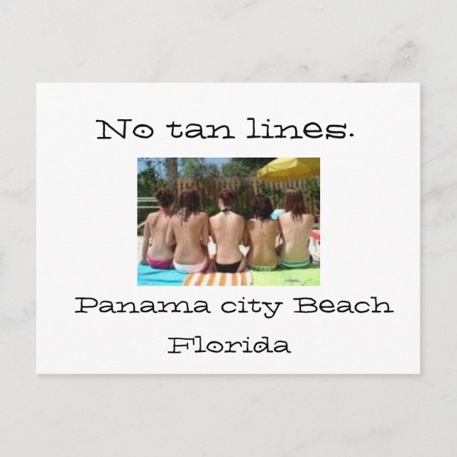 m_46eb210c39c43bf5caa1d99e57d3821f, No tan line... Postcard (Front)