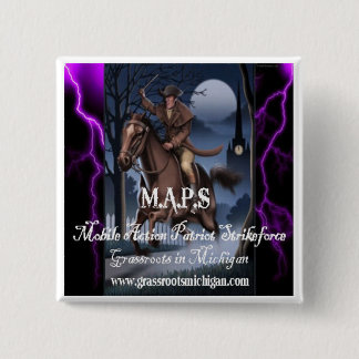 M.A.P.S Mobile Action Patriot Strikeforce 2 Inch Square Button