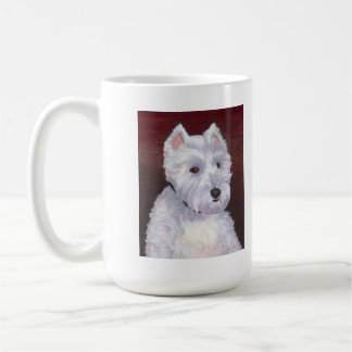 M. Bob, tasse blanche de chiot