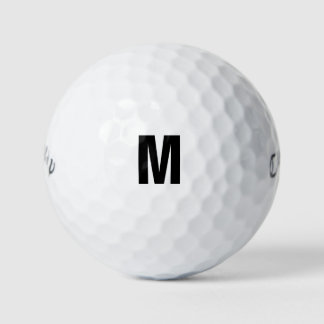 'M' Calllaway Golf Balls