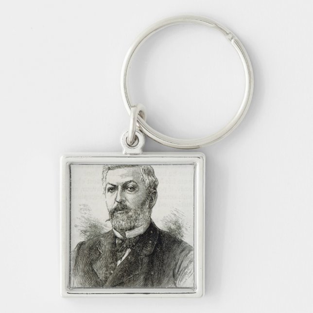M. Constans, from 'Leisure Hour', 1891 Keychain (Front)
