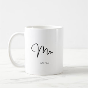M. Coutume Date de mariage Mug