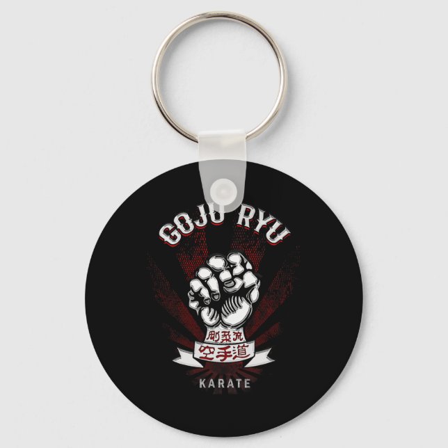 M Dam Goju Ryu Karate - Uni-adults  Keychain (Front)