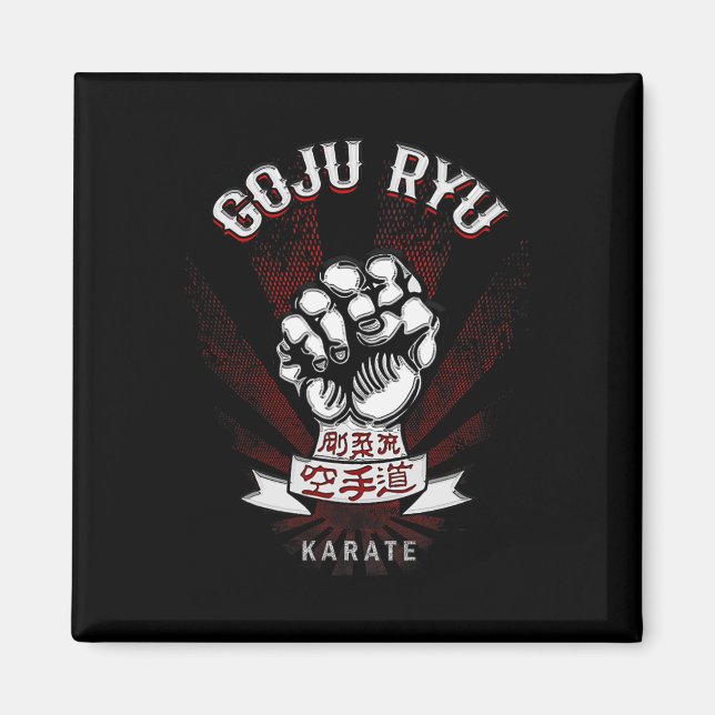 M Dam Goju Ryu Karate - Uni-adults  Magnet (Front)