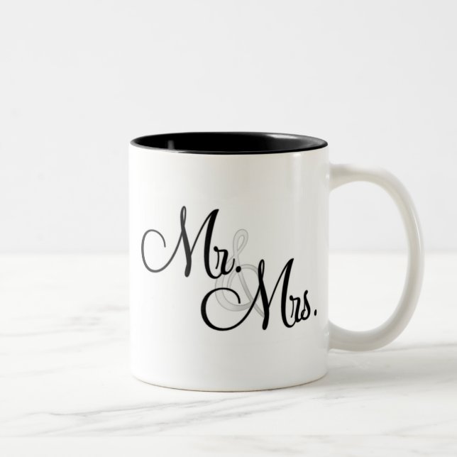 M. et Mme cadeau de tasse de café (Droit)