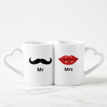 M. et Mme Coffee Mug Set