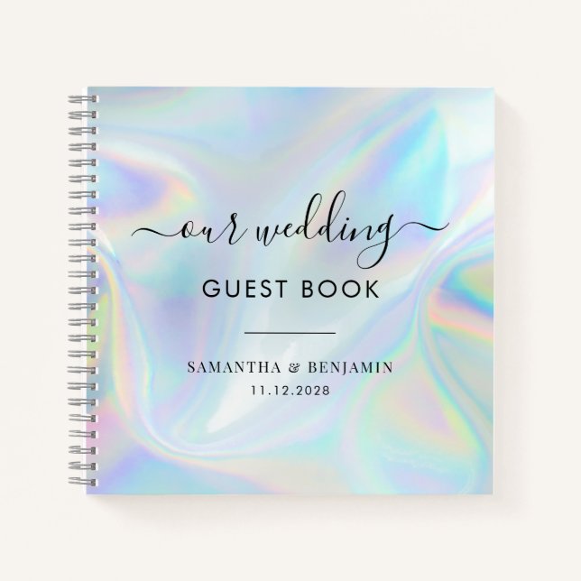 M. et Mme Faux Holographe Mariage Livre d'or (Devant)