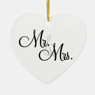 M. et MME premier ornement de Noël
