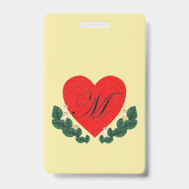M for Meerkats Badge (Front)