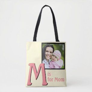 M for Mom Tote Bag