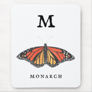 "M" for Monarch  Mouse Pad