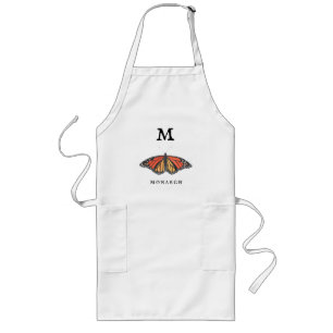 "M" for Monarch T-Shirt Long Apron
