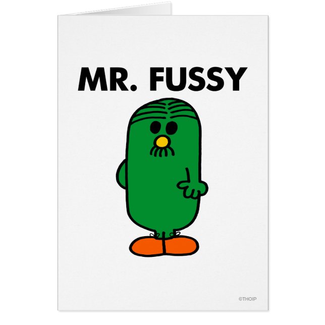 M. Fussy, bien élevé (Devant)