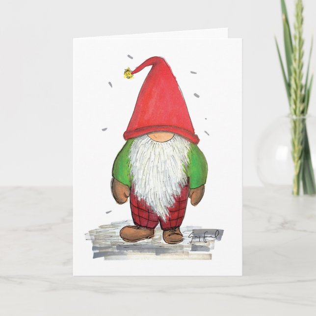 M. Gnome - Carte de vacances (Devant)