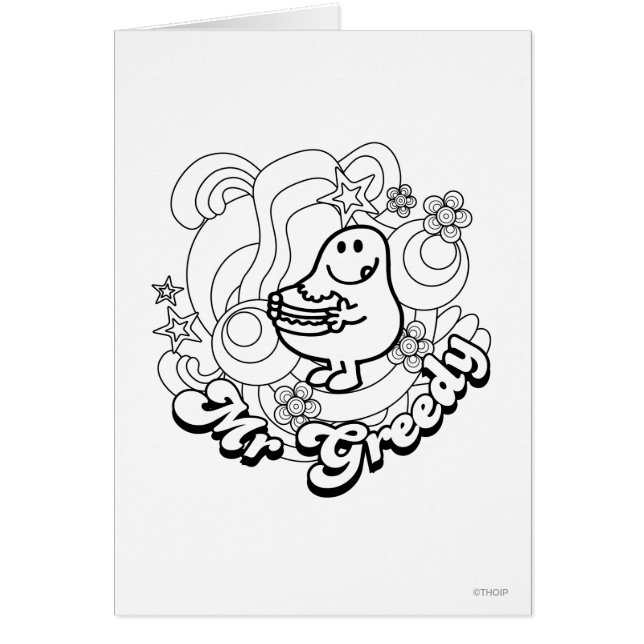 M. Greedy | Black & White Swirls & Stars (Devant)
