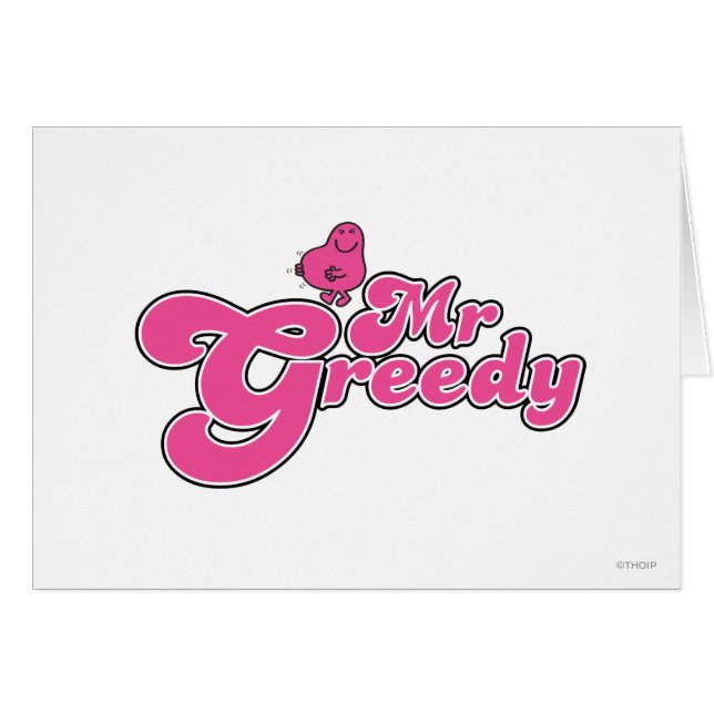 M. Greedy | Lettres roses (Devant horizontal)