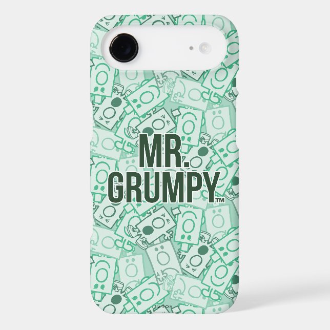 M. Grumpy | Nom vert et Motif de caractères (Verso)