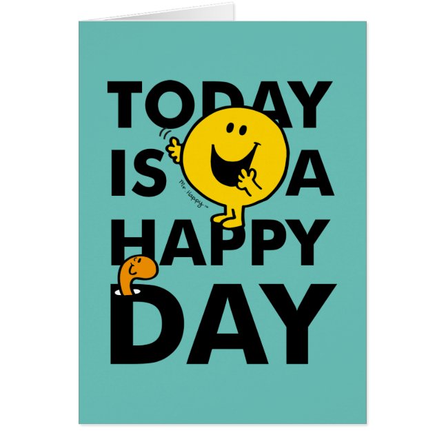 M. Happy | Aujourd'hui est un jour heureux (Devant)