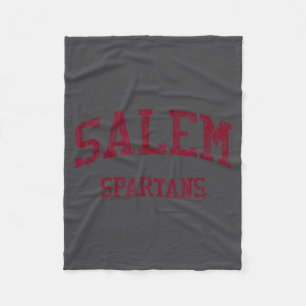 M High School Hs M Va Vintage Srts  Fleece Blanket