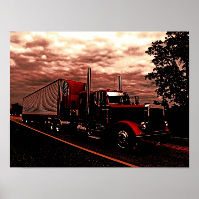 M Horning's Peterbilt 379 Edit Poster (Front)