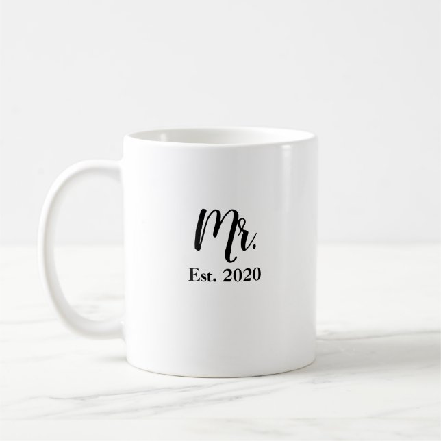 M. Husband a établi 2020 Mariage Mug (Gauche)