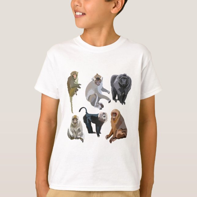 M is for Macaque T-Shirt (Front)