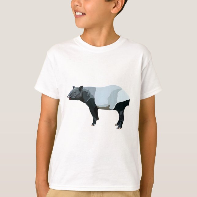M is for Malayan Tapir T-Shirt (Front)