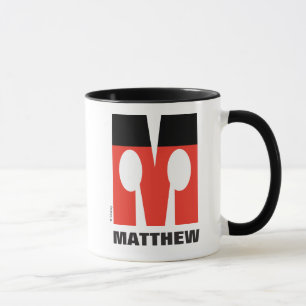 M is for Mickey   Add Your Name Mug