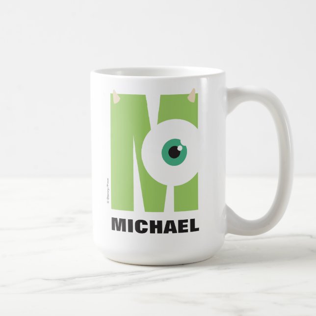 M is for Mike | Add Your Name Coffee Mug (Right)