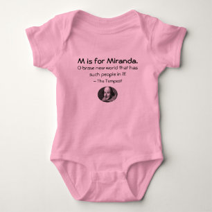 M is for Miranda • A Little Shakespeare Shirt