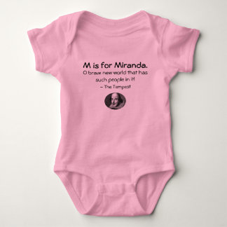 M is for Miranda • A Little Shakespeare Shirt