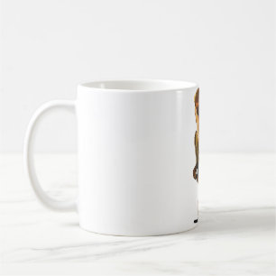 M is for Mona Monkey Coffee Mug