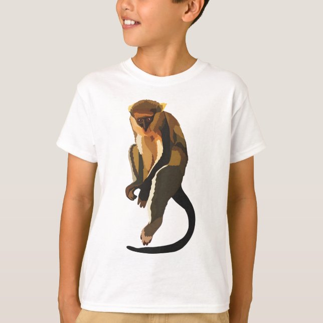 M is for Mona Monkey T-Shirt (Front)