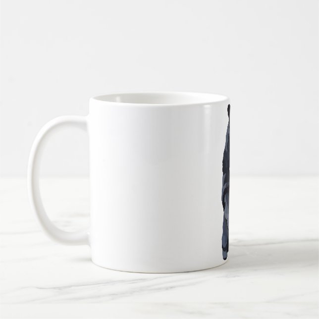M is For Moon Bear Coffee Mug (Left)