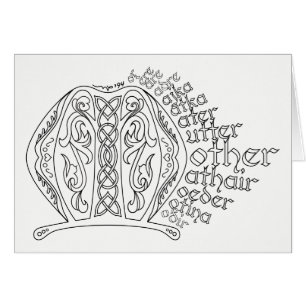 M is for Mother Colour-in Card