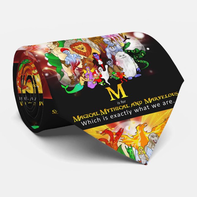 M is For Mythical Tie (Rolled)