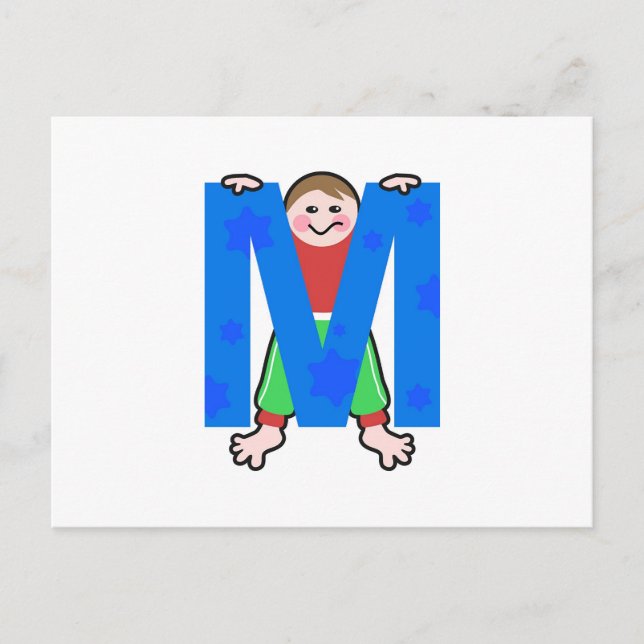 M is for postcard (Front)