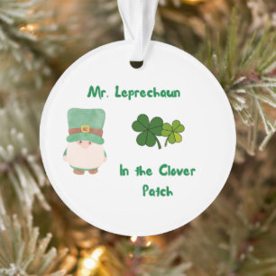 M. Leprechaun dans le collier sur un