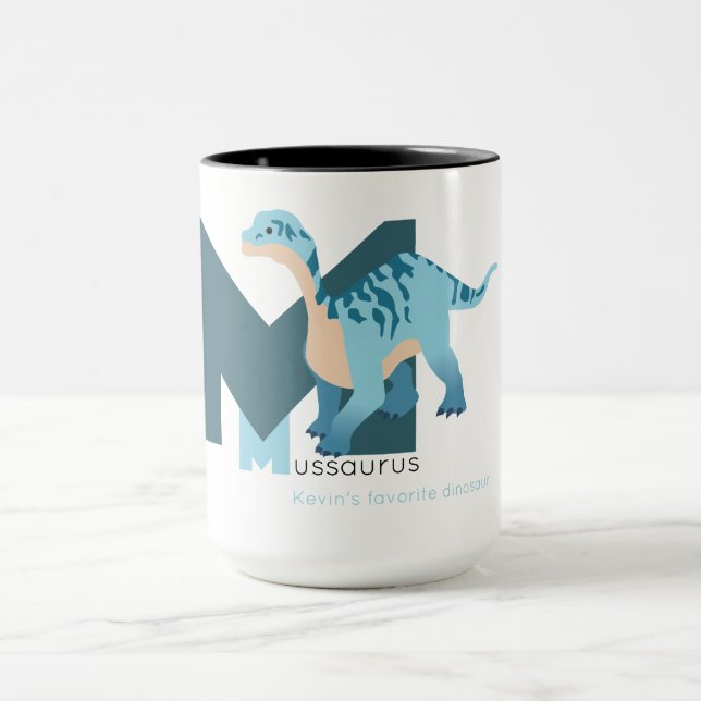 M like Mussaurus Mug (Center)