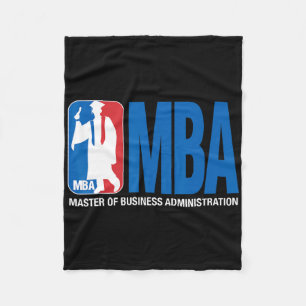 M Masters Degree Graduation Sketll Theme Pun Grad  Fleece Blanket