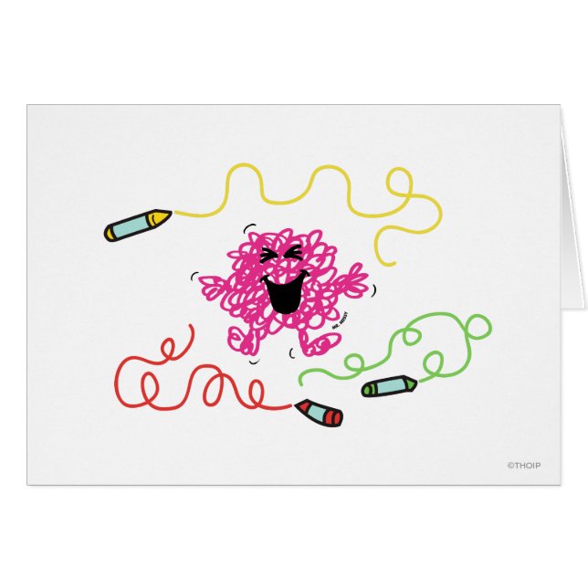 M. Messy Joue Avec Des Crayons (Devant horizontal)