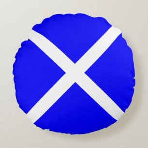 "M" (Mike) Code of Signals Flag Round Pillow