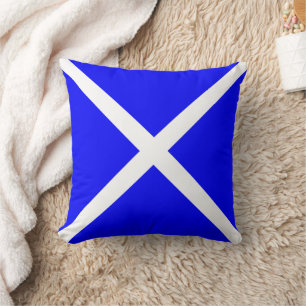 "M" (Mike) Code of Signals Flag Throw Pillow
