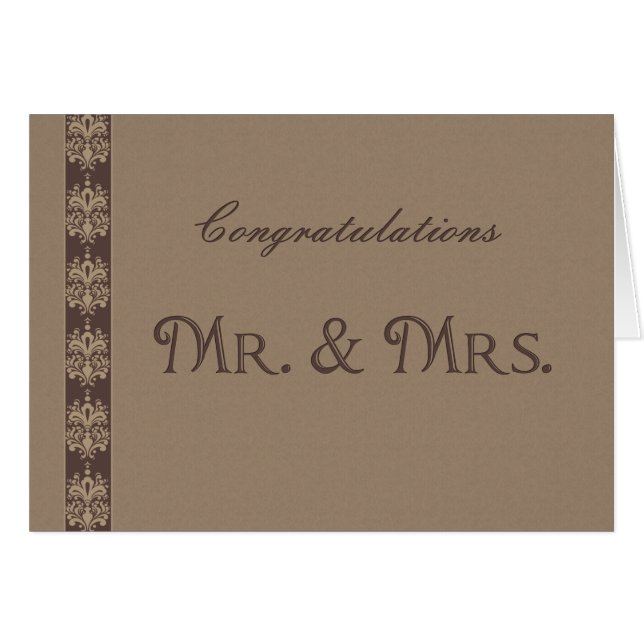 M. & Mme Brown Mariage (Devant horizontal)