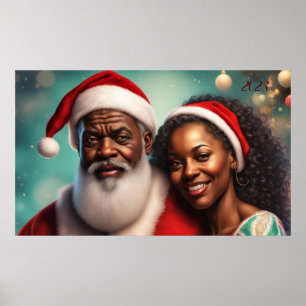 M. & Mme Claus Poster du mur