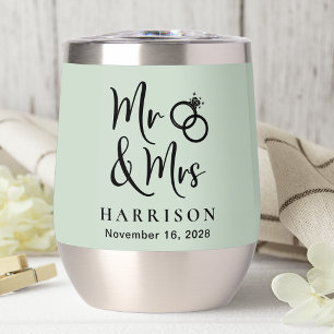 M. Mme Mariage Sage Green