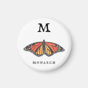 "M" Monarch Magnet