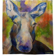 M. Moosey Moose Douche Rideau